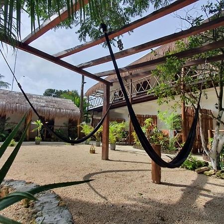Cedro Rojo Hotel Bacalar Bagian luar foto
