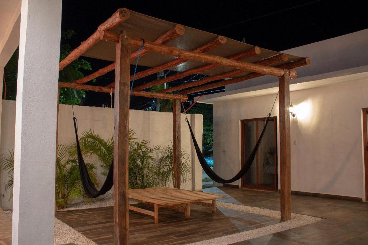 Cedro Rojo Hotel Bacalar Bagian luar foto