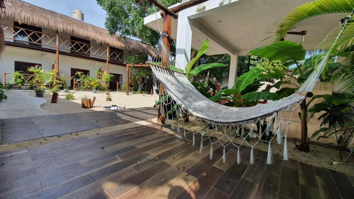 Cedro Rojo Hotel Bacalar Bagian luar foto